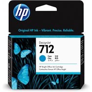 Hp 712 cartucho de tinta original rendimiento estandar cian