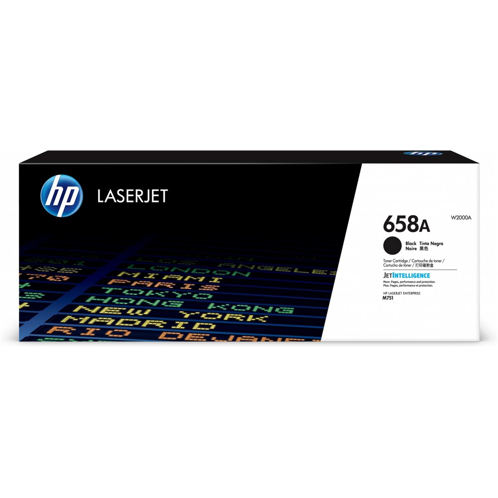 hp 658a toner original negro