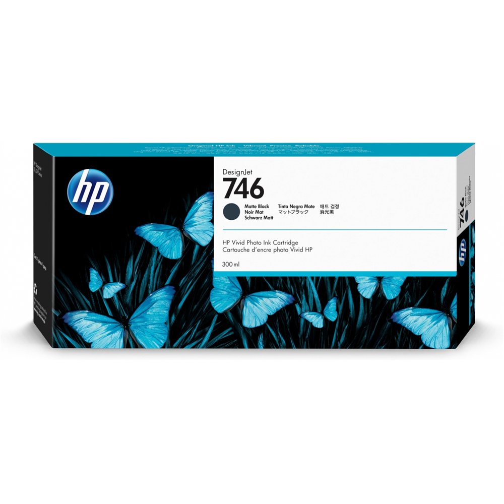 Hp 746 cartucho de tinta original negro mate