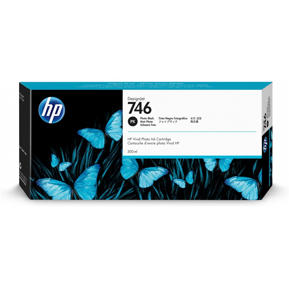 Hp 746 cartucho de tinta original foto negro