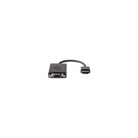 dell adaptador de cable de ví­deo hdmi, vga (d-sub) negro