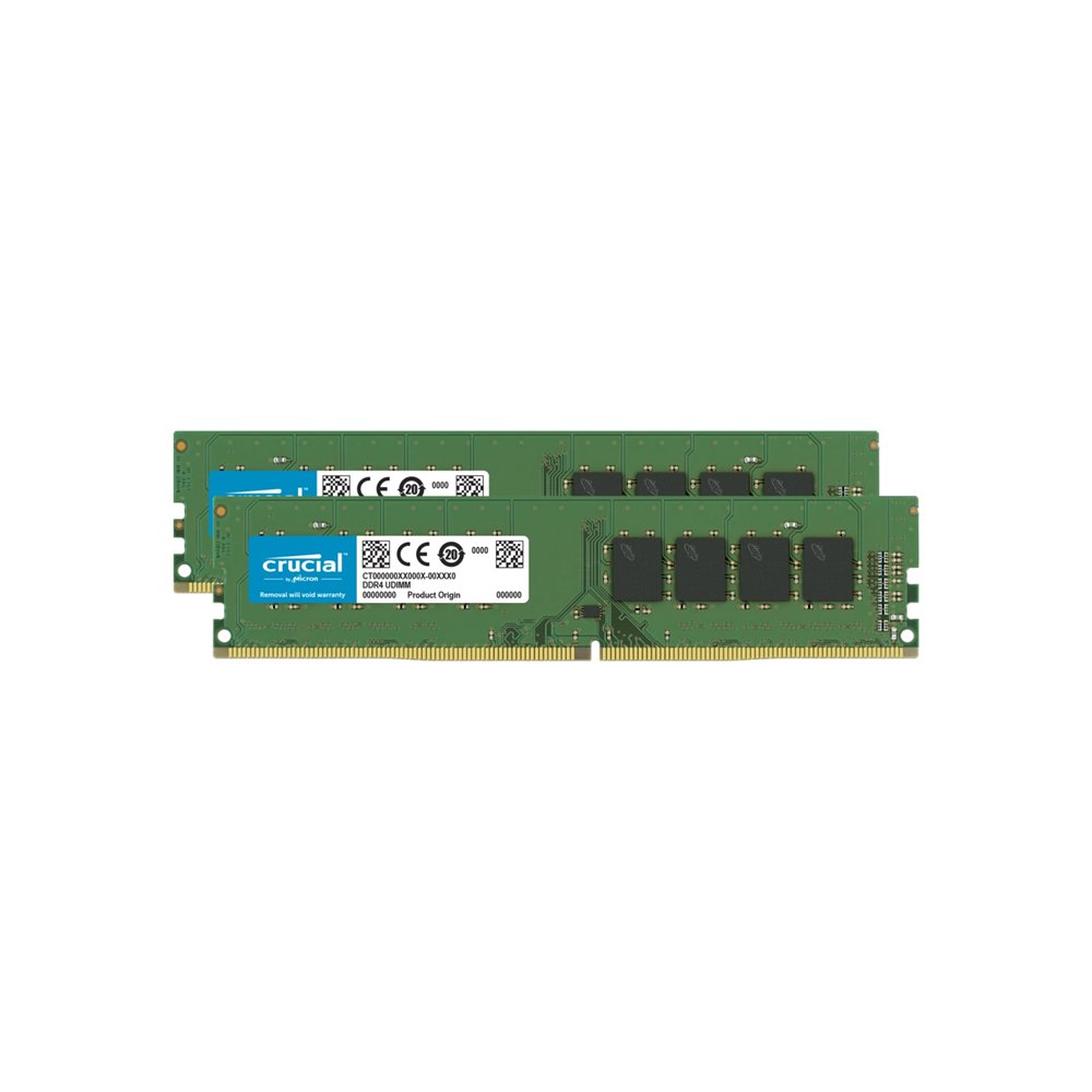 crucial módulo de memoria 2 x 16 gb ddr4 3200 mhz 32 gb