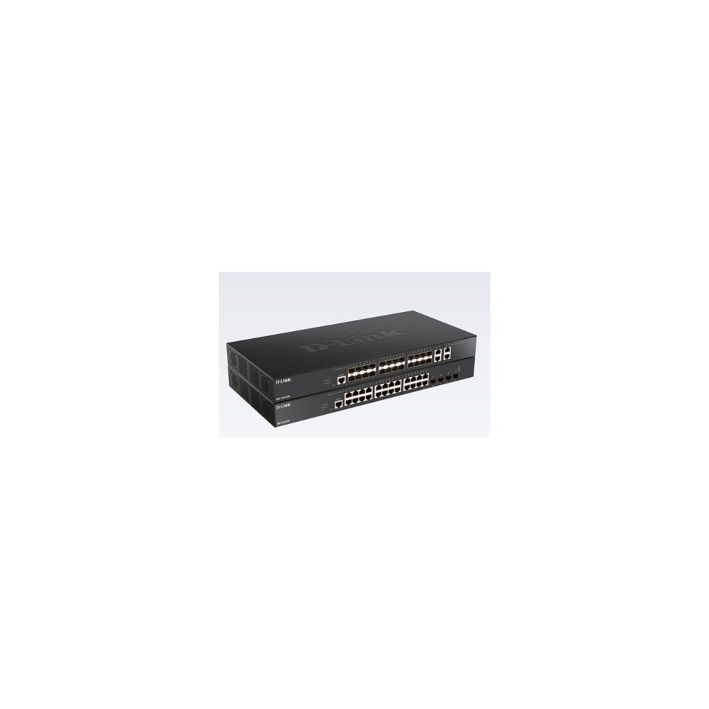 D-link switch gestionado 10g ethernet (100/1000/10000) 1u negro
