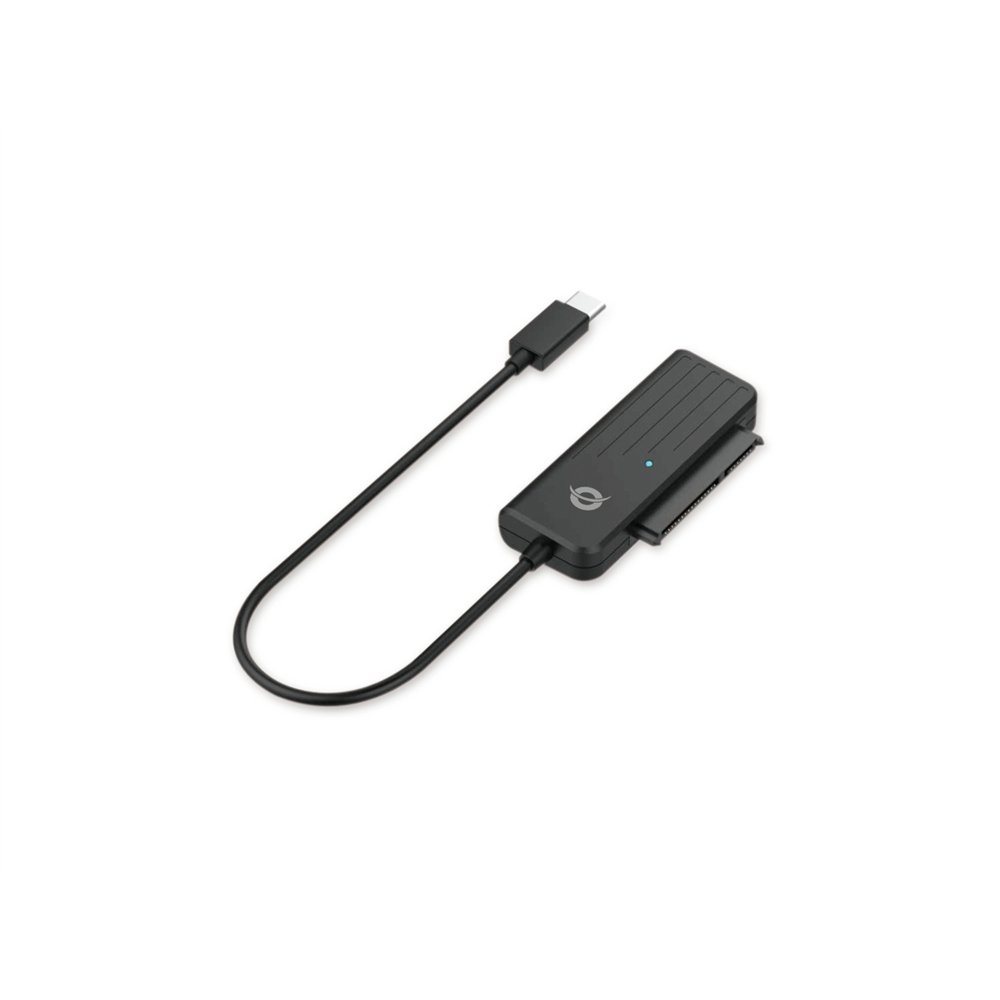 conceptronic cambiador de género para cable usb c sata negro