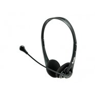 Equip auriculares diadema usb tipo a negro