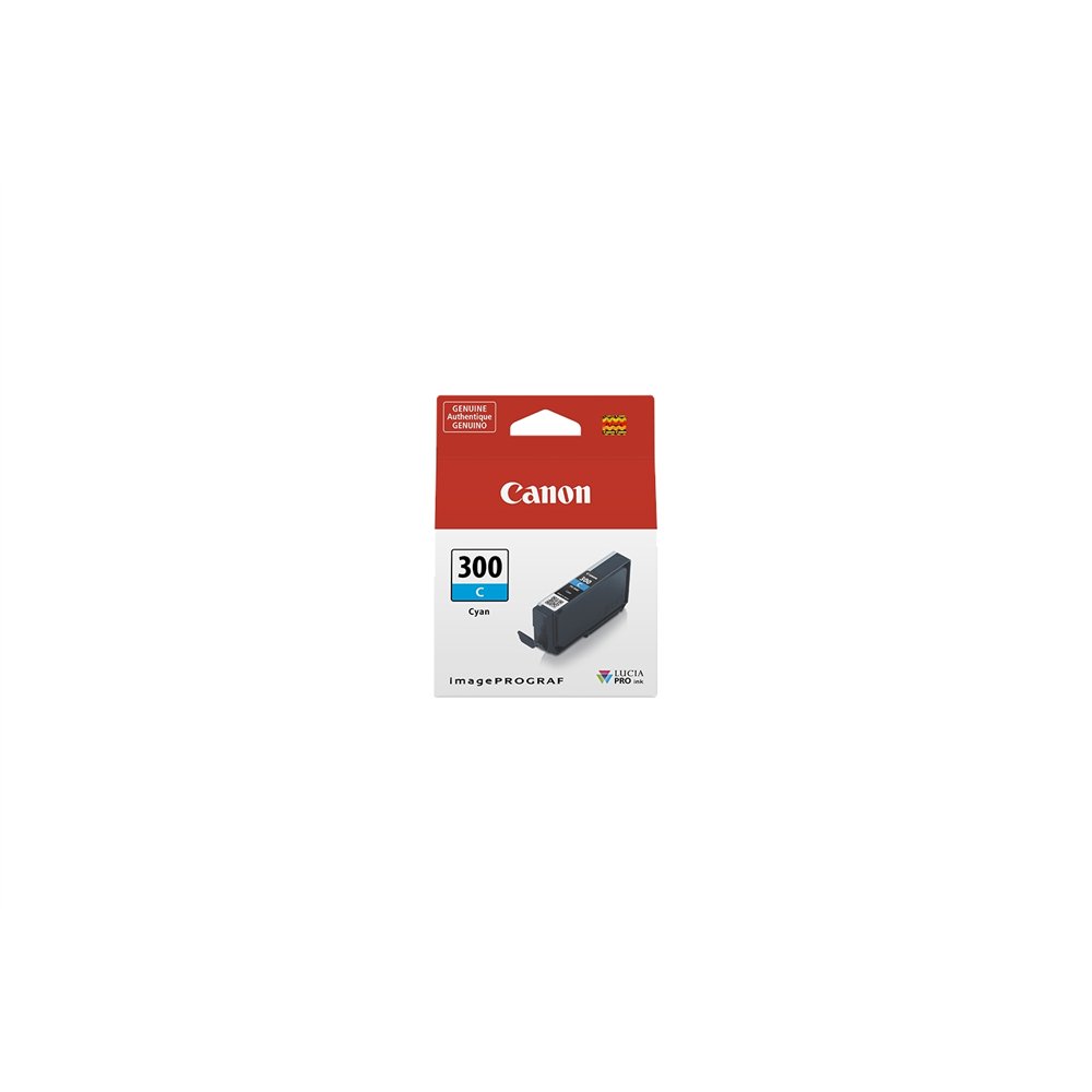 Canon pfi-300 cartucho de tinta original cian