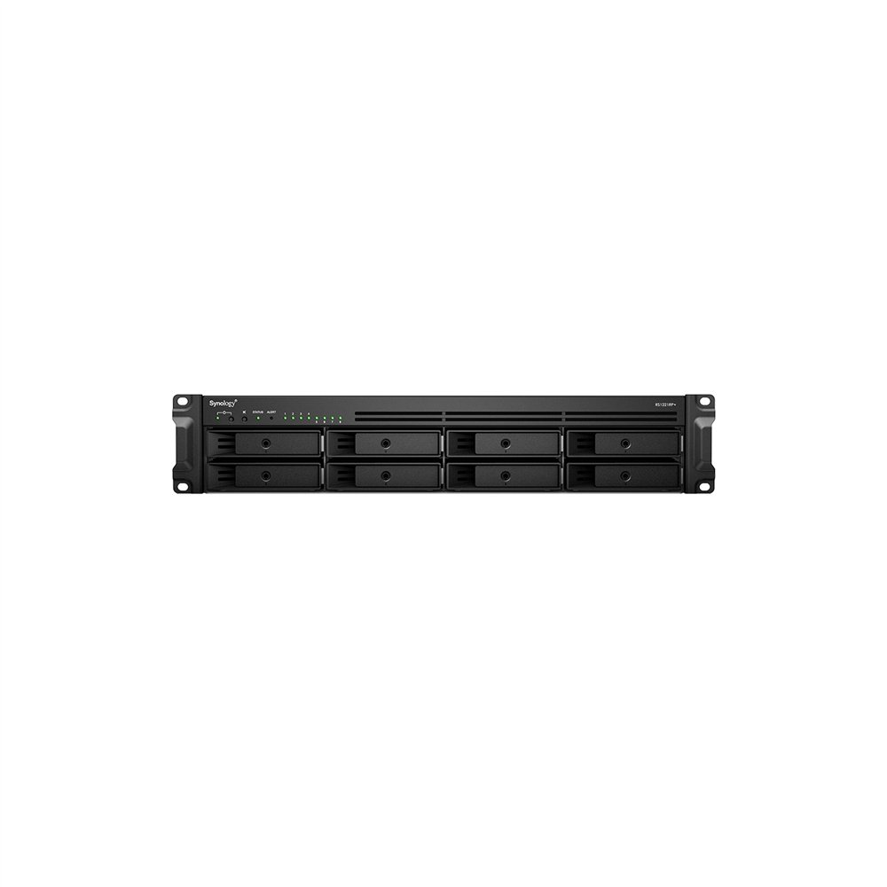 Synology rackstation servidor de almacenamiento nas bastidor (2u) ethernet negro