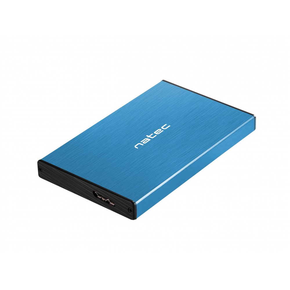 Natec rhino go carcasa de disco duro 2.5" azul