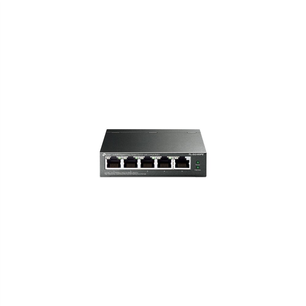 Tp-link switch no administrado l2 gigabit ethernet (10/100/1000) energí­a sobre ethernet (poe) negro