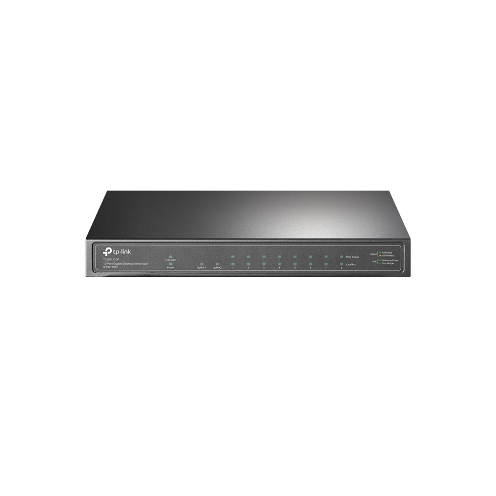 Tp-link gigabit ethernet (10/100/1000) energí­a sobre ethernet poe gris