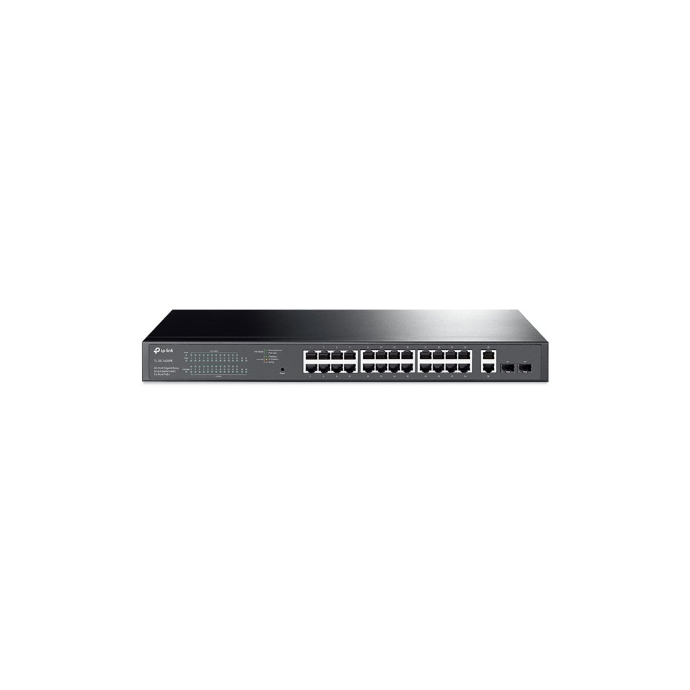 Tp-link tl-sg1428pe switch gestionado gigabit ethernet 10/100/1000 energãâ­a sobre ethernet poe 1u negro