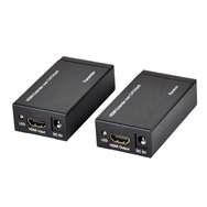 Ewent extensor audio video transmisor y receptor de seã±ales av negro
