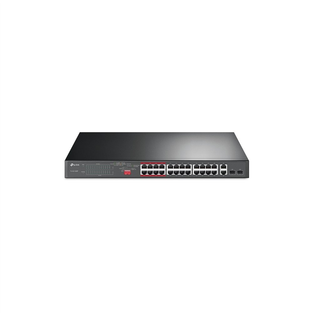 Tp-link switch fast ethernet (10/100) energãâ­a sobre ethernet (poe) 1u gris