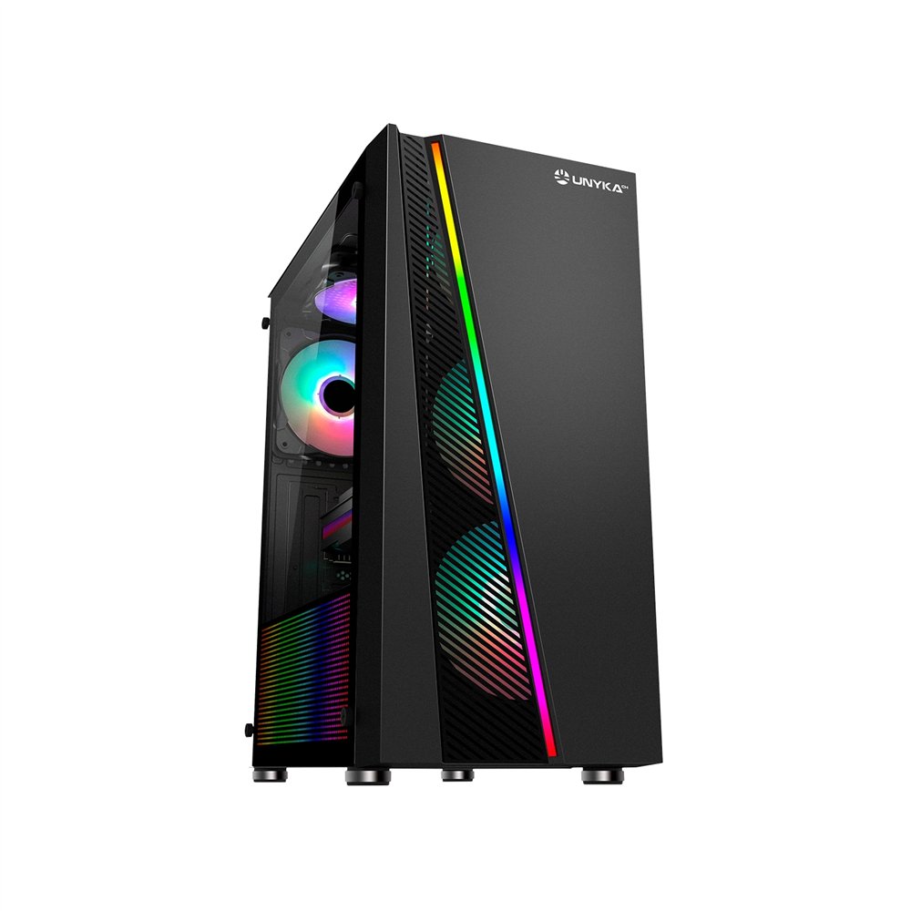 Unykach torre atx glayze negro