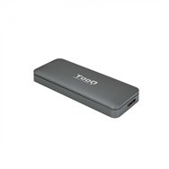 Tooq caja para disco duro externo (ssd) m.2 gris