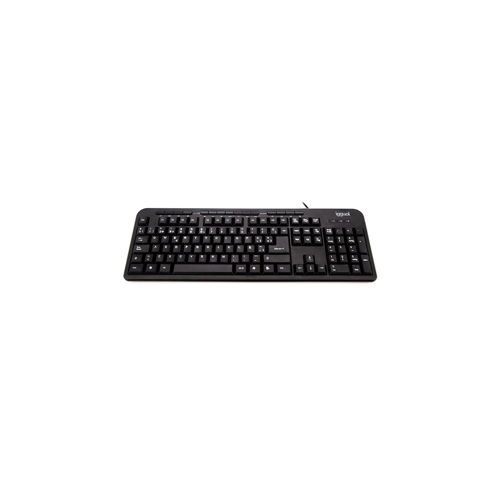 Iggual ck-basic-120t teclado usb universal qwerty espaã±ol negro