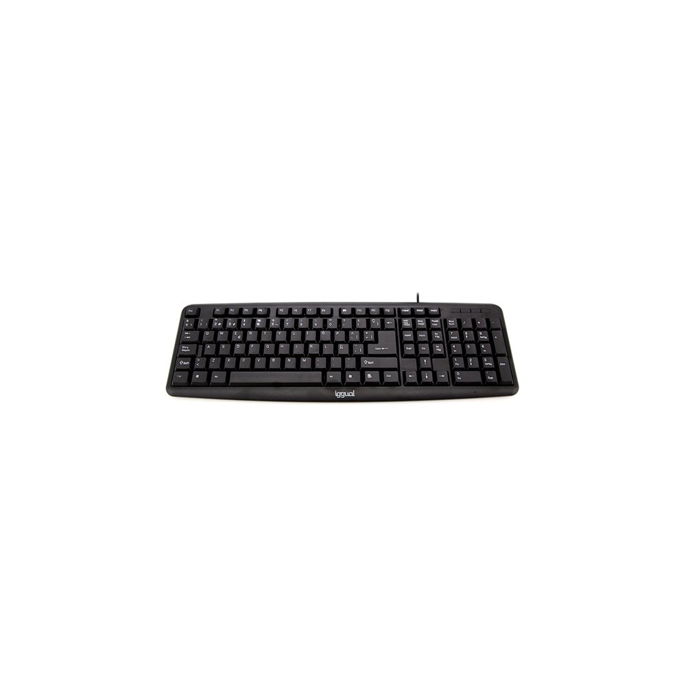 Iggual ck-basic-105t teclado usb qwerty espaã±ol negro