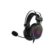 Hiditec erys argb auriculares diadema conector de 3.5mm usb negro