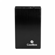 coolbox slimchase caja de disco duro (hdd)  3.5" negro