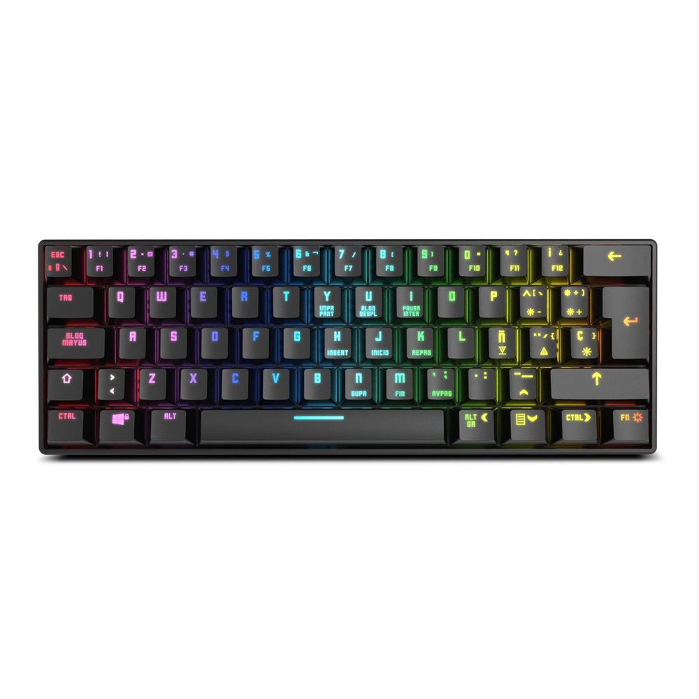 krom kluster teclado usb + bluetooth negro