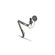 Trust gxt 252+ emita plus microfono de estudio usb negro
