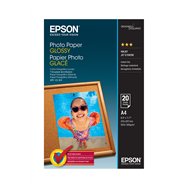 epson photo paper glossy - a4 - 20 hojas