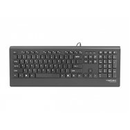 Natec barracuda teclado usb qwerty español negro