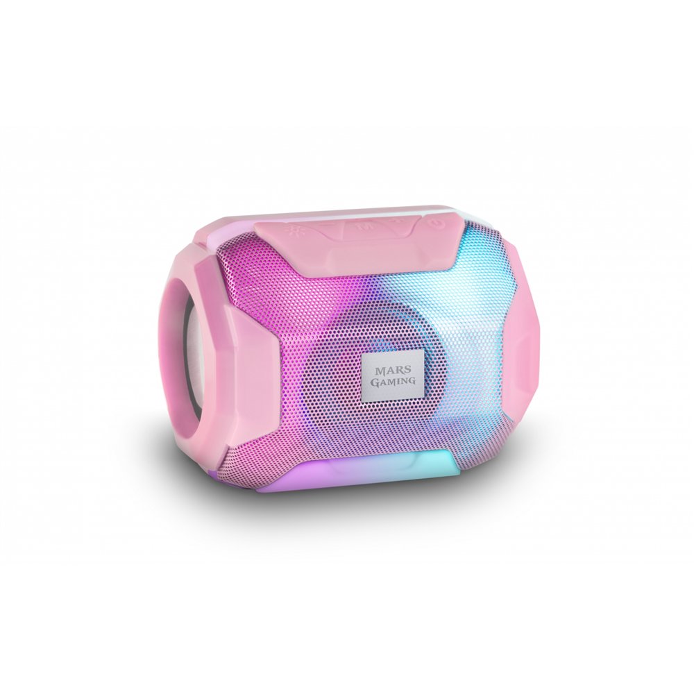 Mars gaming msbaxp altavoz portatil bluetooth compacto rosa