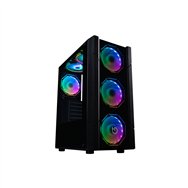 Hiditec v30 argb caja semitorre gaming spcc vidrio templado negro