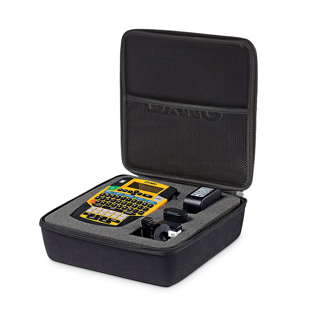 dymo rhino impresora de etiquetas transferencia térmica inalámbrico qwerty negro, amarillo