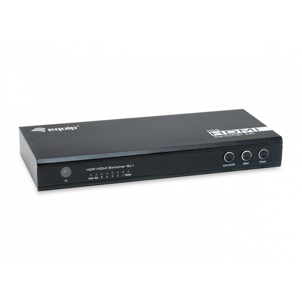 Equip 332726 interruptor de video hdmi 2.0 negro