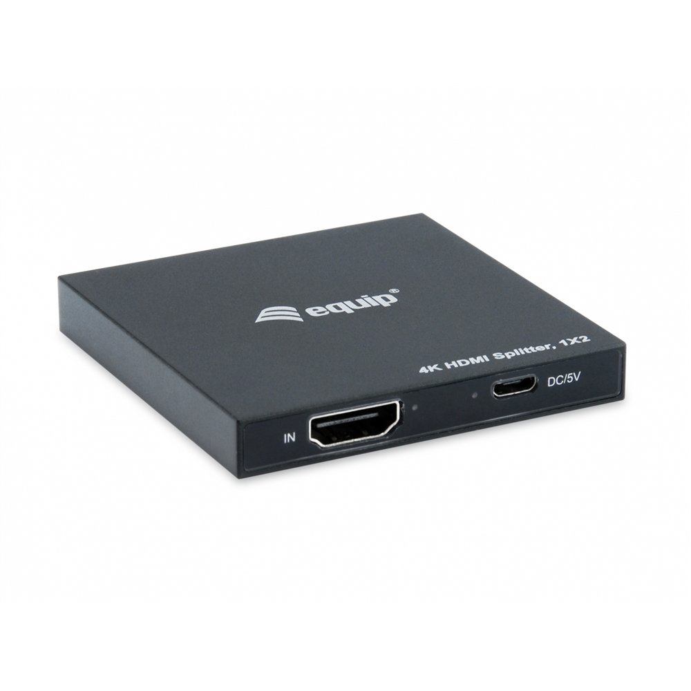 Equip 332715 divisor de video 2x hdmi 4k ultra hd negro