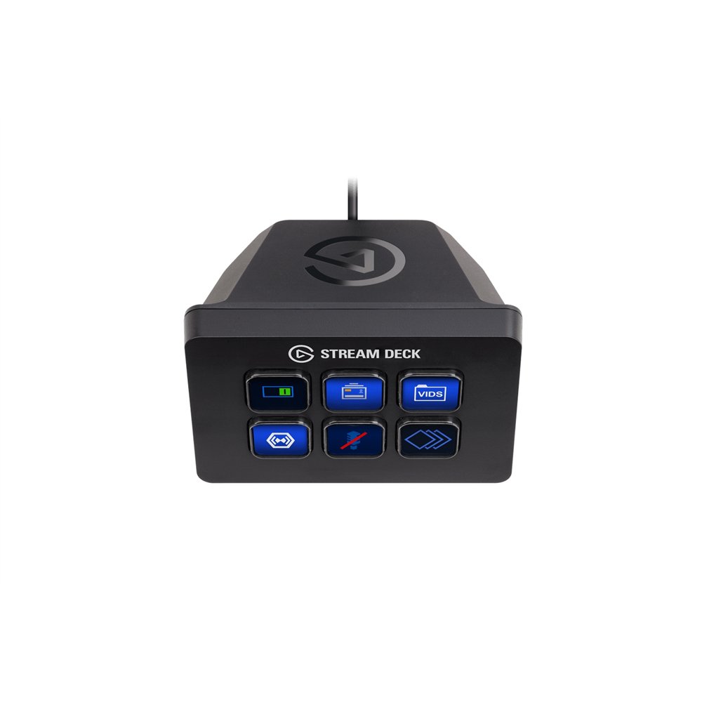 Elgato stream deck mini teclado usb negro