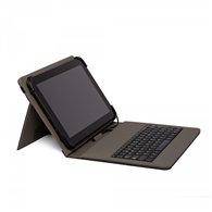 nilox funda teclado usb universal 10.5p poliester negro