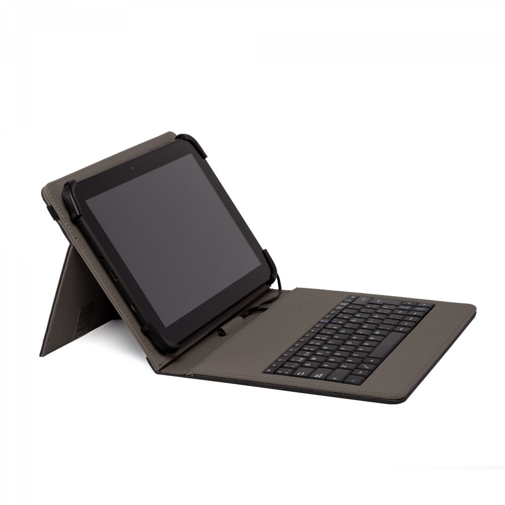 nilox funda teclado usb universal 10.5p poliester negro