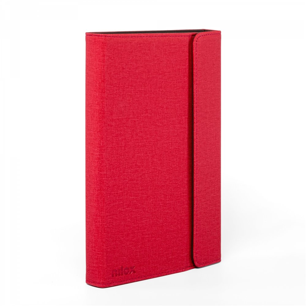 Nilox funda tablet universal 10.5p poliester, rojo