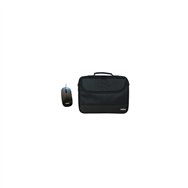 Nilox maletin 16p duro + raton optico usb negro