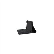 Nilox funda teclado bluettoth universal 10.5p poliester, negro