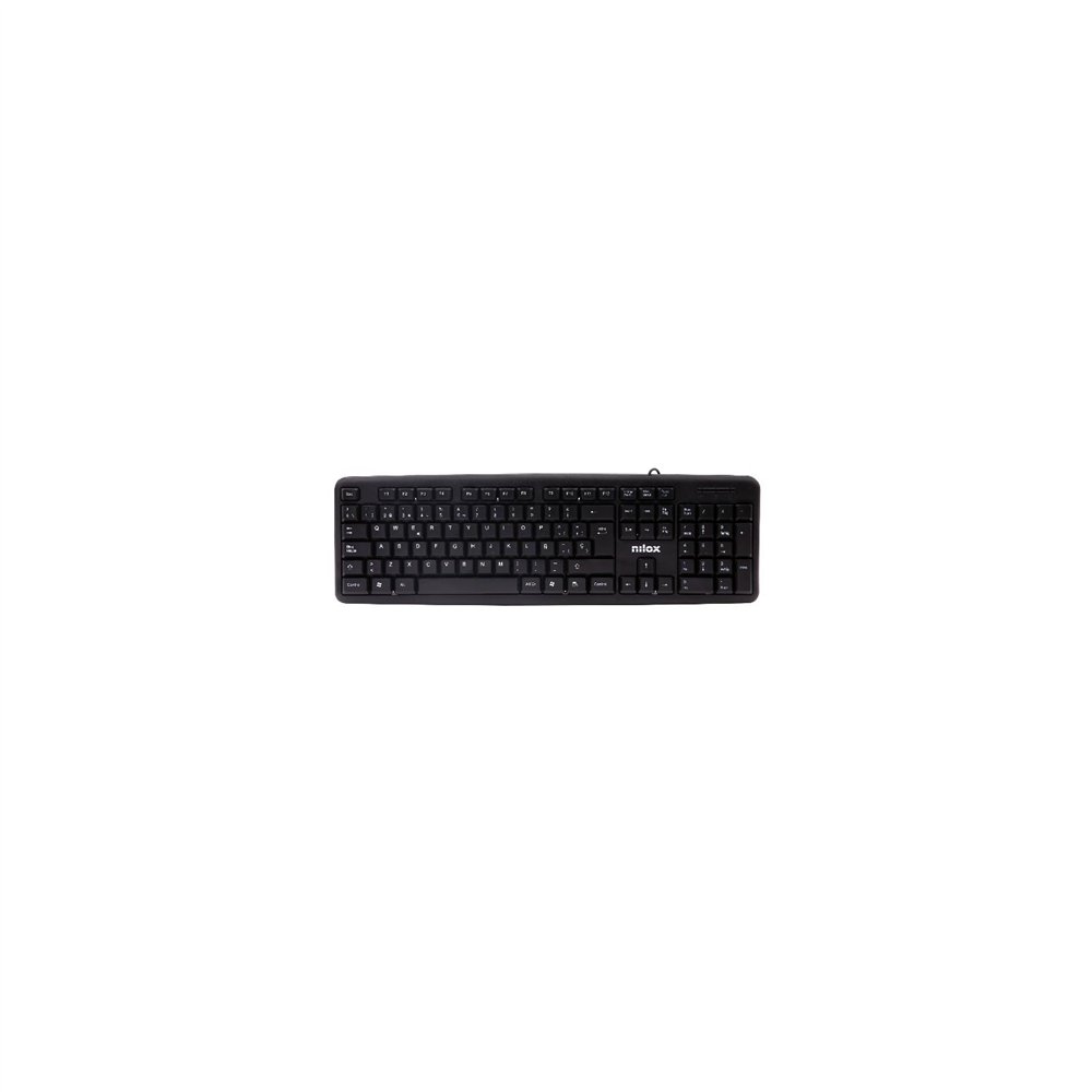 Nilox teclado usb universal qwerty espaã±ol negro