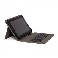 nilox funda tablet teclado usb 10.5p universal poliester marron