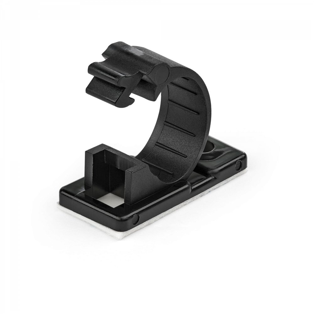 Startech.com organizador de cables clip para cable 100 pieza(s) negro