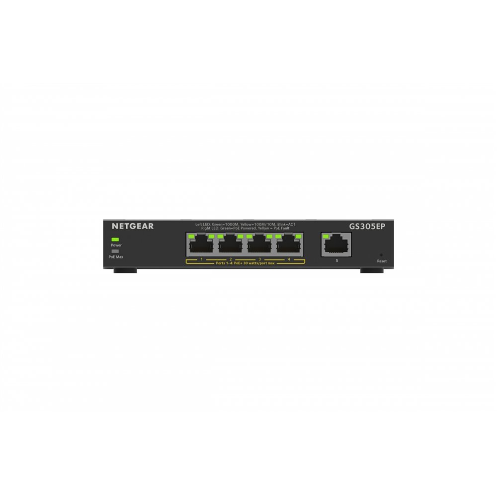 Netgear gestionado l2/l3 gigabit ethernet (10/100/1000) energí­a sobre ethernet (poe) negro