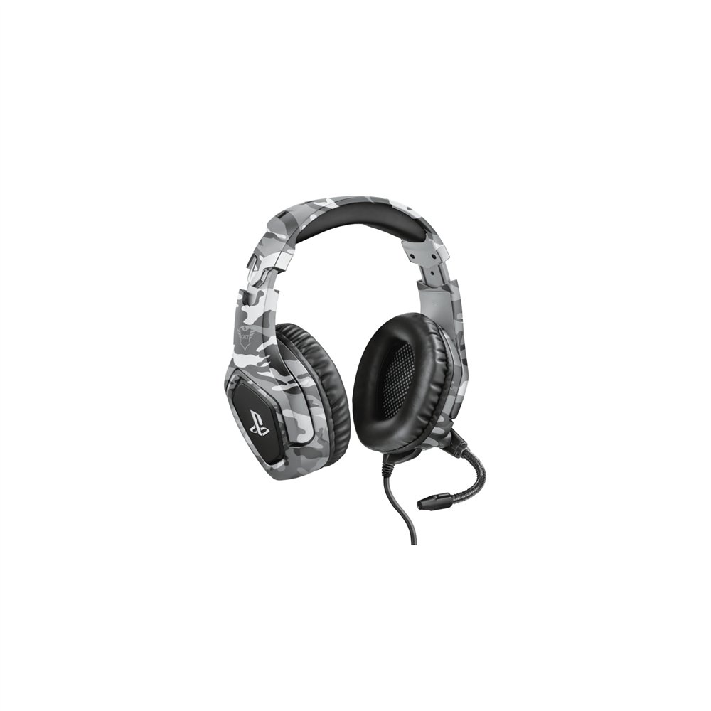 trust gxt 488 forze ps4 auriculares diadema conector de 3,5 mm negro, gris