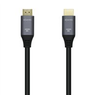 Aisens cable hdmi estandar v2.1 ultra alta velocidad macho a macho 3m gris negro