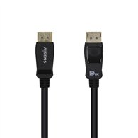 aisens cable displayport certificado v1.4 8k 60hz macho a macho 1m negro