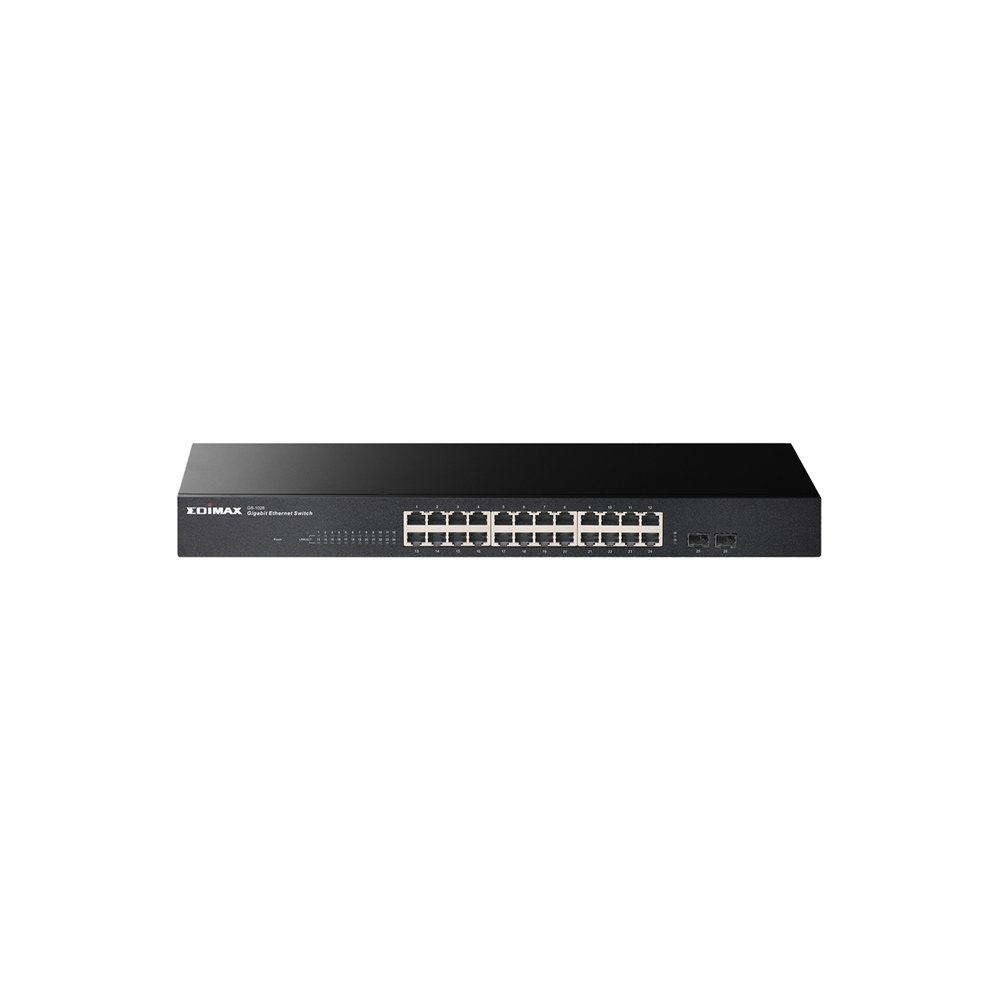 EDIMAX switch No administrado Gigabit Ethernet (10/100/1000) Negro