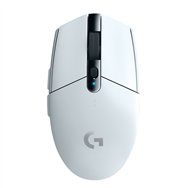 logitech g g305 ratón mano derecha rf inalámbrico í?ptico 12000 dpi blanco