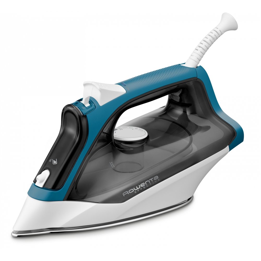Rowenta effective 2 dx1550 plancha seco suela de acero inoxidable 2200 w azul