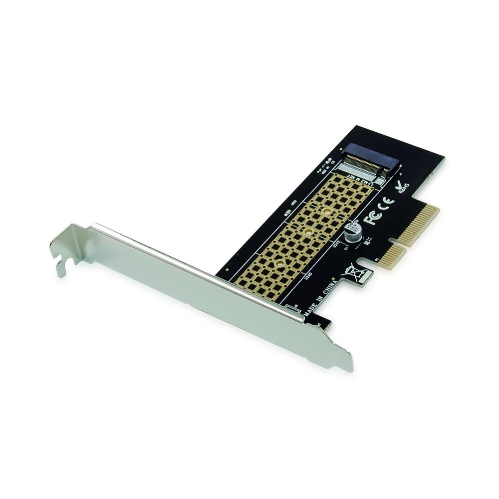 Conceptronic tarjeta y adaptador de interfaz interno m.2 negro, acero inoxidable