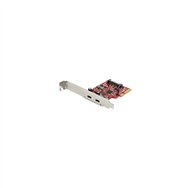 Startech.com tarjeta adaptadora pci express de 2 puertos usb-c 3.1 gen 2 10gbps